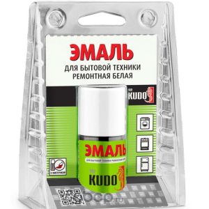 ემალი საყოფაცხოვრებო ტექნიკისთვის თეთრი ფუნჯით (15    მლ)KU-7K1311