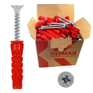 უნივერსალური დუბელი ჭანჭიკით SFXP-10050060 (50ც)