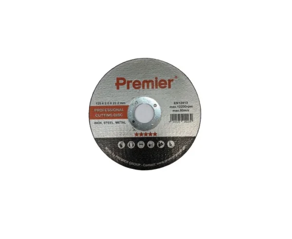 Premier ლითონის საჭრელი დისკი; 125x2.0x22 მმ