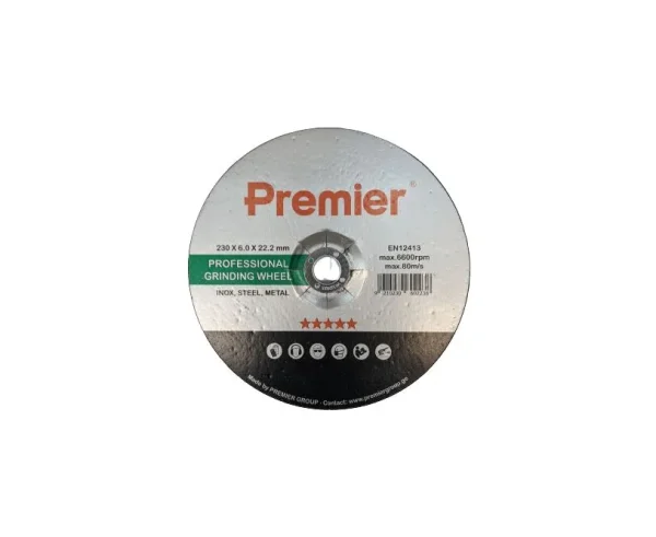 Premier ლითონის საპრიალებელი დისკი; 230x6.0x22 მმ
