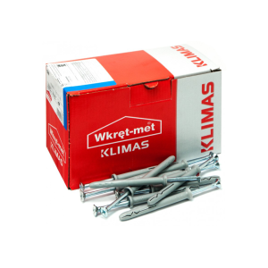 გამჭედი დუბელი ჭანჭიკით 6.0x80მმ