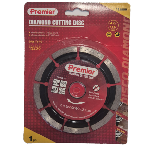 Premier-ის სეგმენტური საჭრელი დისკი; 115მმ
