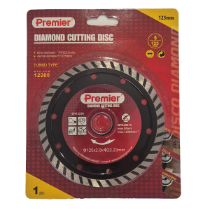 ტურბო Premier-ის საჭრელი დისკი; 125მმ