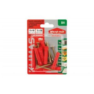 უნივერსალური დუბელი ჭანჭიკით 5.0x50მმ