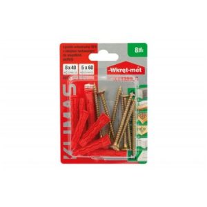 უნივერსალური დუბელი ჭანჭიკით 5.0x60მმ