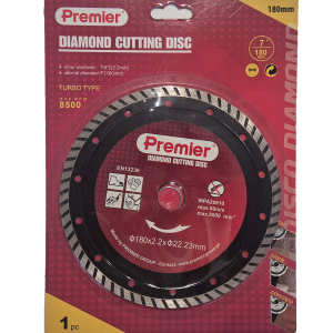 Premier-ის ტურბო საჭრელი დისკი; 180მმ