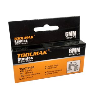 სტეპლერის ტყვიები 0.7x11.3x6მმ TMK19136