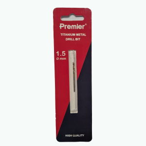 Premier_ის ლითონის ტიტანიზირებული ბურღი; 1.5მმ