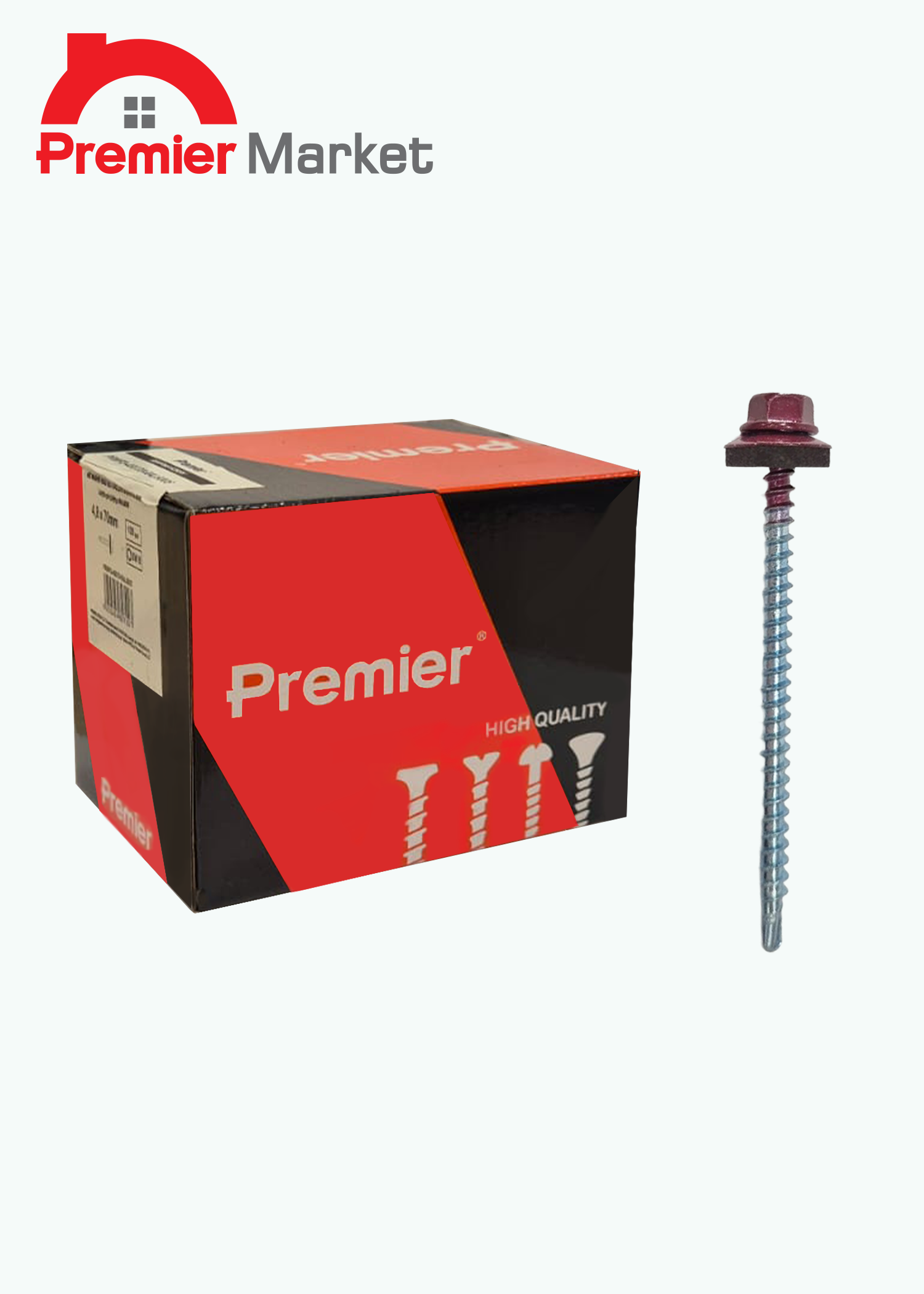 სახურავის ჭანჭკი; 4.8x70მმ (100 ც)